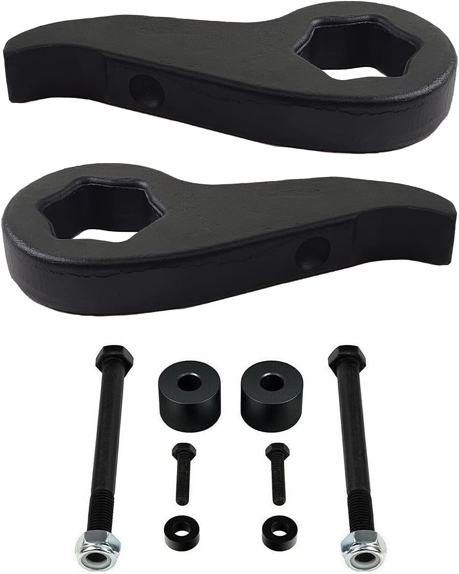 American Automotive - Front Leveling Kit Compatible Silverado Sierra 2500HD 3500HD Adjustable 1
