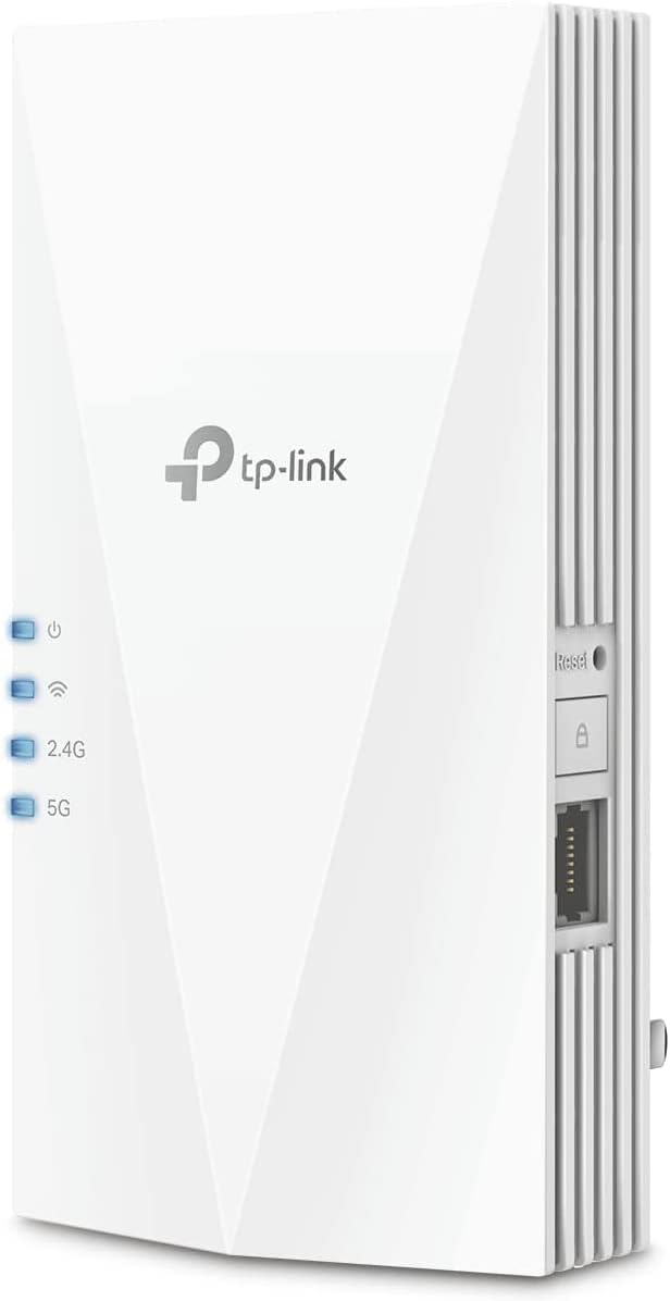 TP-Link AX1500 WiFi Extender Internet Booster(RE500X), WiFi 6 Range Extender Covers up to 1500 sq.ft and 25 Devices,Dual Band, AP Mode w/Gigabit Port, APP Setup, OneMesh Compatible Pack of 2
