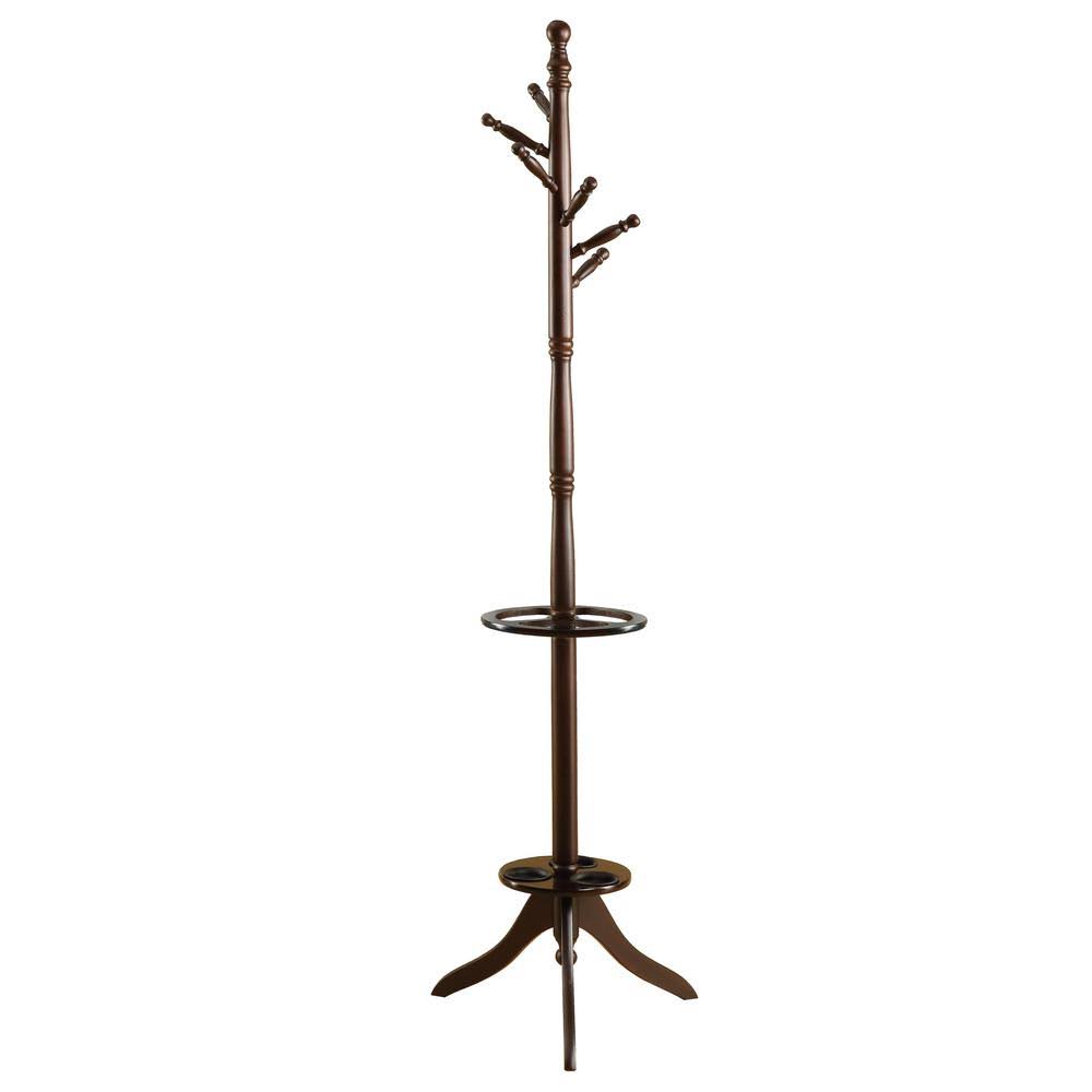 Monarch Specialties Cherry Coat Rack, Red