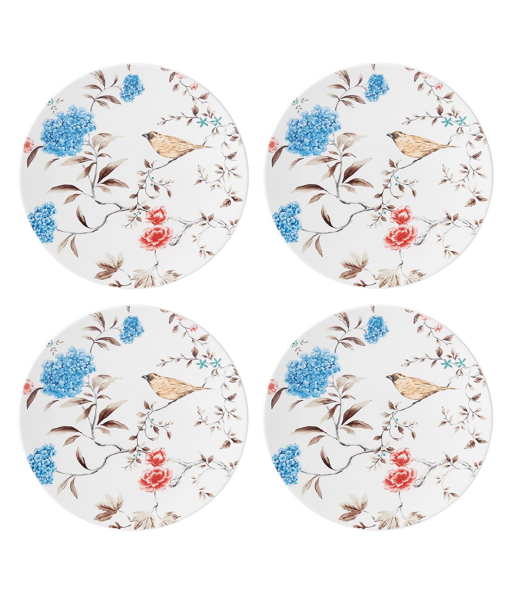 Lenox Sprig u0026 Vine Accent PLATE, Set of 4 - White