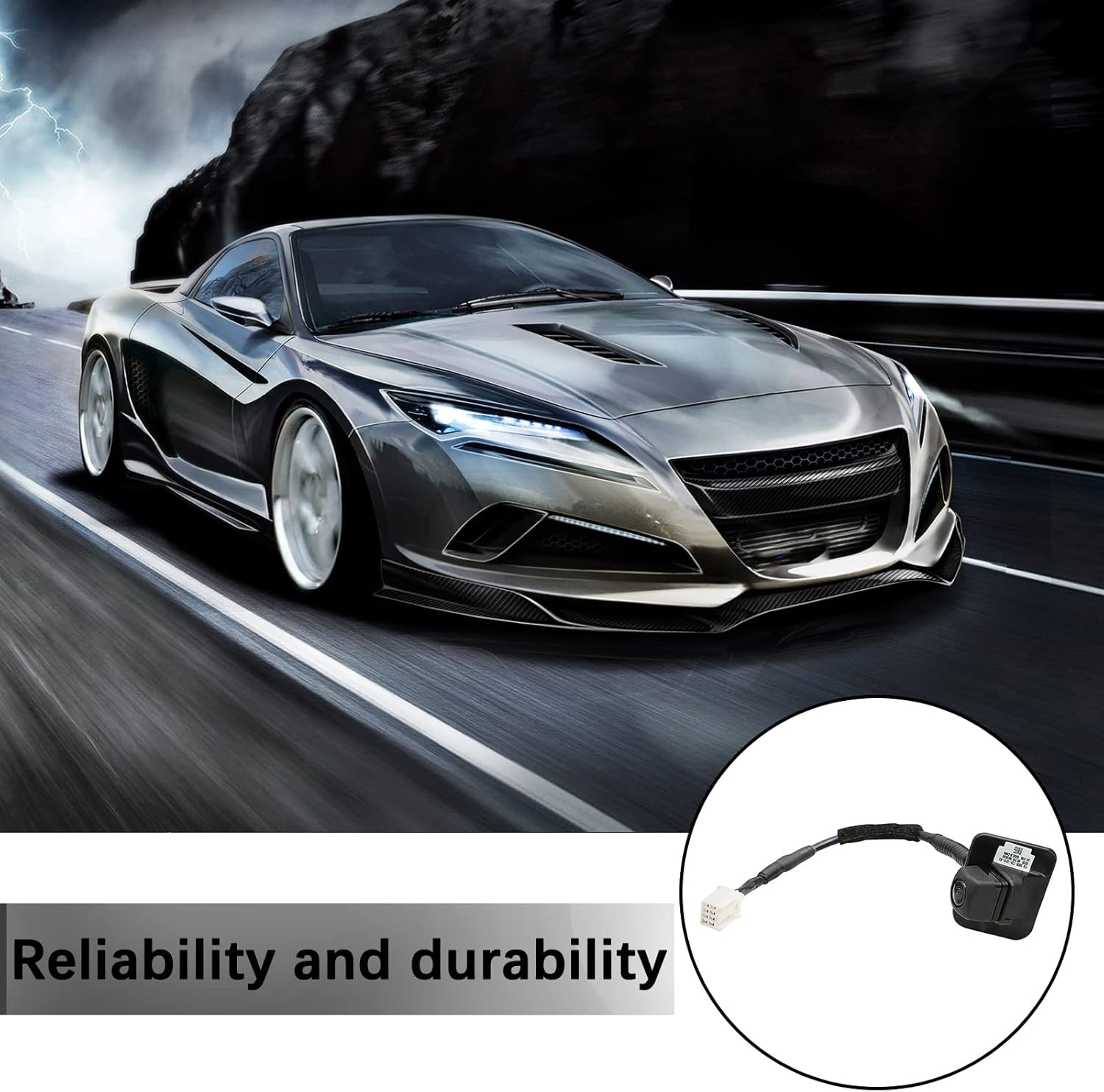 Replace 39530-T2A-A21 590-440 Rear View Backup Camera Multi angle Views Fits 2014-2015 Honda Accord Sedan EX-L,2016-2017 Accord Sedan,2014-2015 Touring,2017 Hybrid,Rear View Camera Backup Camera,More.