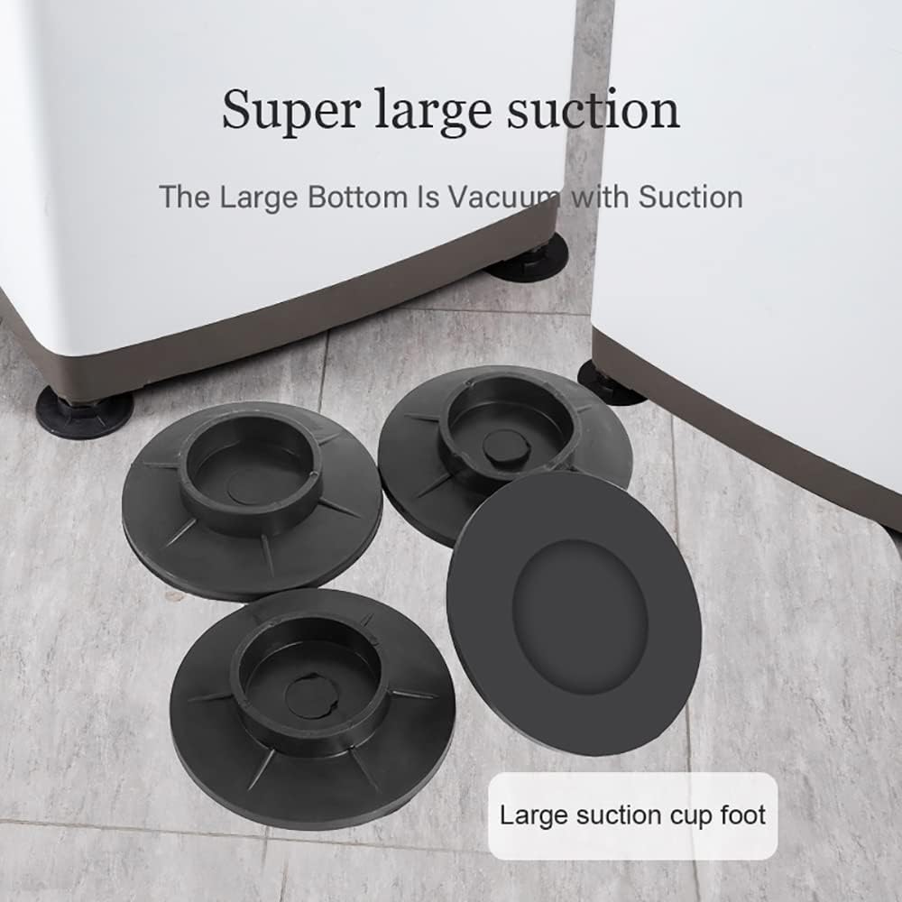 Anti Vibration Pads, Washing Machine Base Foot Pads, Anti-Walk Washer Mats, Washing Machine Anti Vibration Stabilizer, Washing Machine Pads Shock and Noise Cancelling for Washer and Dryer Set of 4