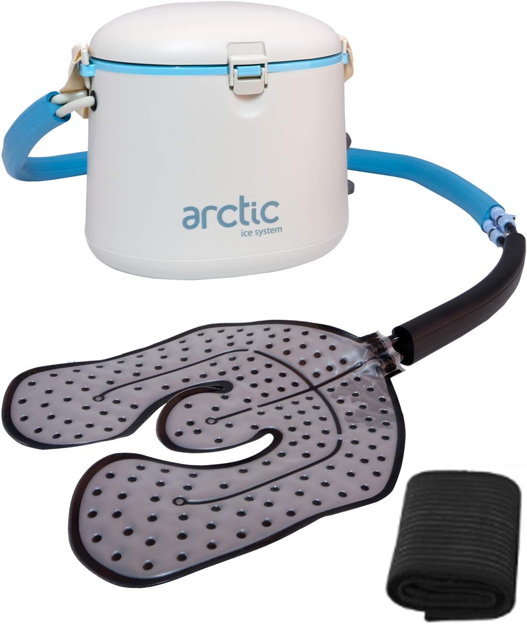 Cryotherapy - Circulating Personal Cold Water Therapy Ice Machine by Arctic Ice &ndash;with Universal Pad for Knee, Elbow, Shoulder, Back Pain, Swelling, Sprains, Inflammation, Injuries, Post Surgery Care