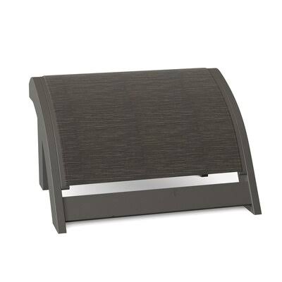 Adirondack Outdoor Ottoman Telescope Casual Frame Color: Textured Graphite, Seat Color: Bristol