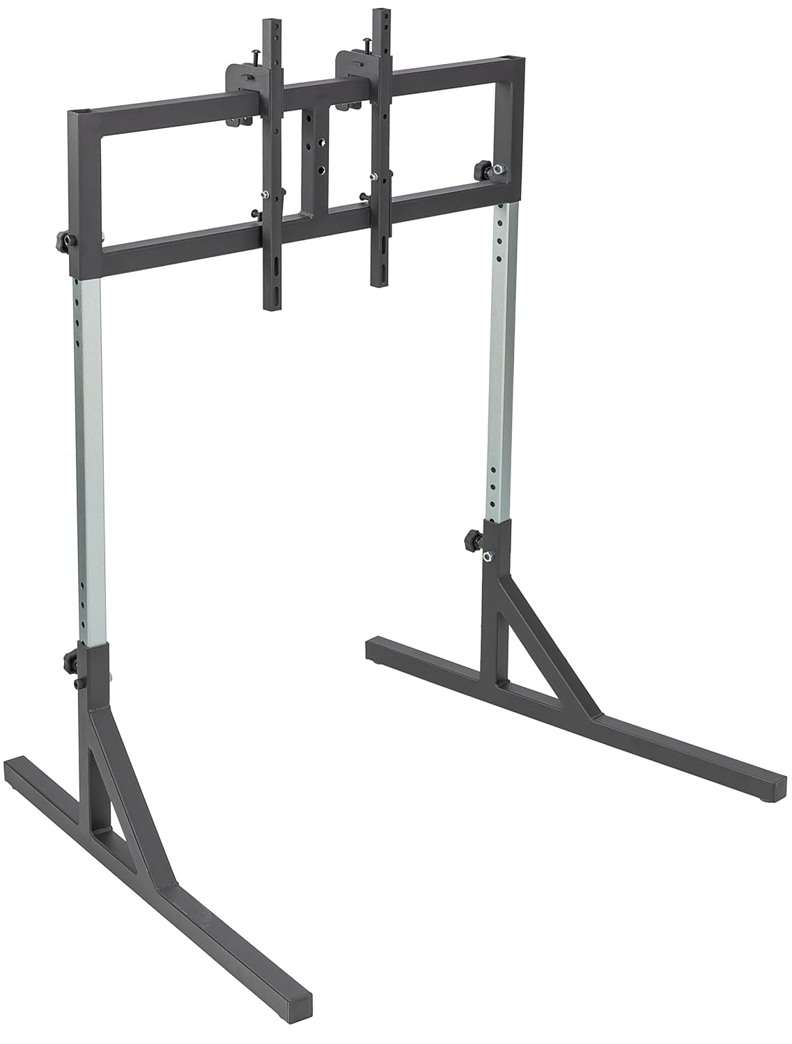 SimFab Single Monitor and TV Floor Stand for Racing and Flight Simulators Model HD | Over 100x100mm VESA Mount or M6/M8 Hardware (Single Monitor or TV Stand, Heavy Duty Mount Bracket)