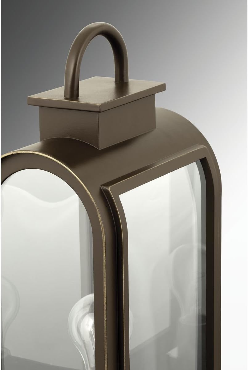 Progress Lighting P6431-108 Traditional One Wall Lantern from Meridian Collection in Black Finish Lighting Accessory, Oil Rubbed Bronze