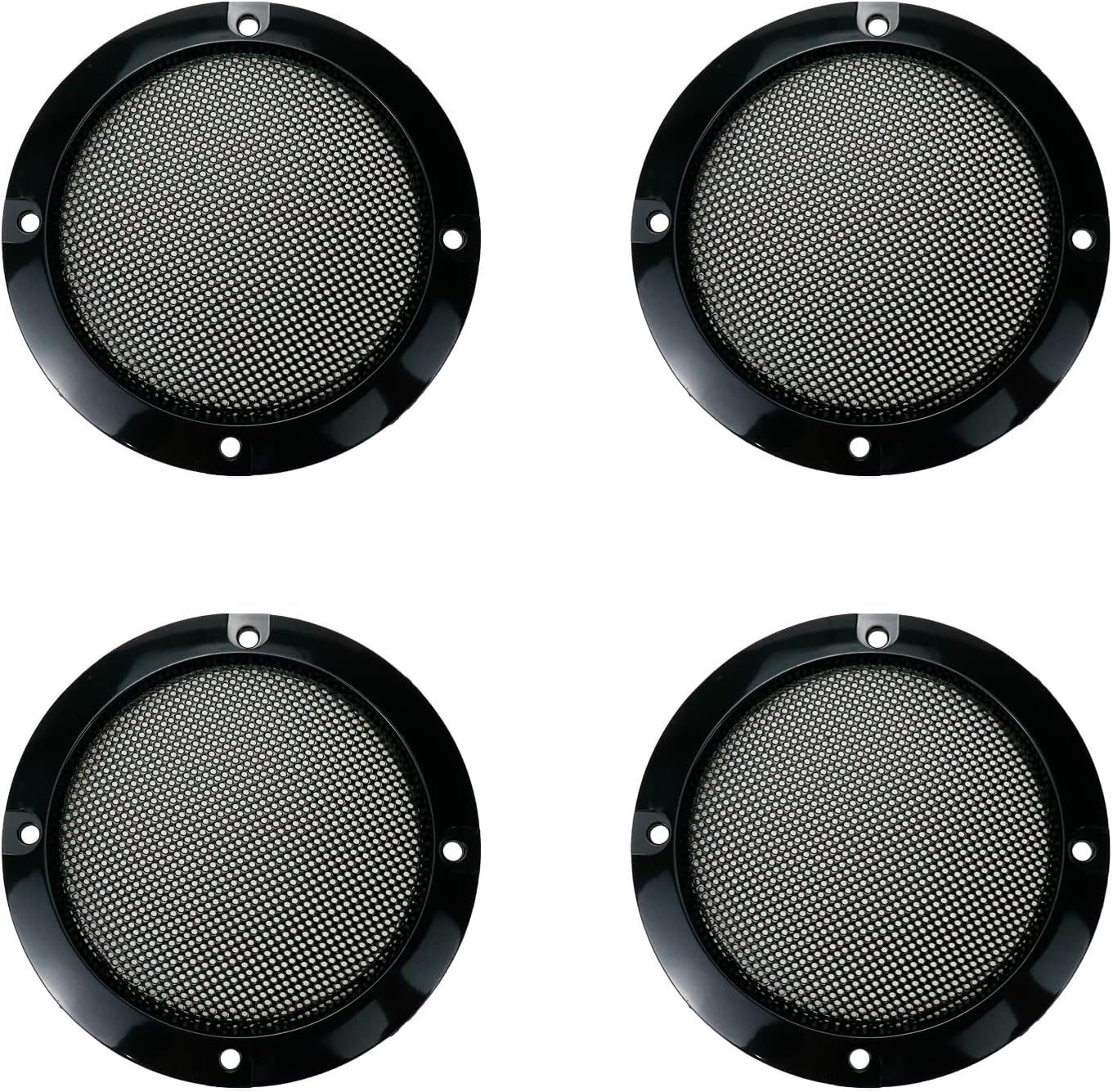 Woogim 3 Inch Car Speaker Cover Mesh Protector Woofer Subwoofer Grill(Black)