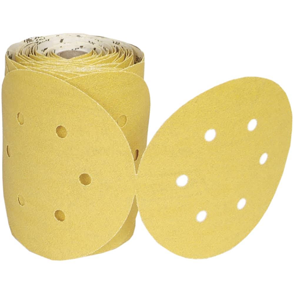 Norton 6 inch Diameter, 80 Grit Aluminum Oxide PSA Disc Paper Bac