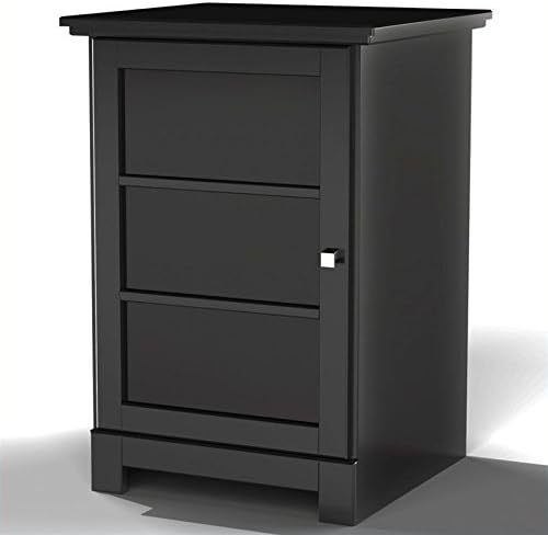 Atlin Designs One Door Audio Tower in Black