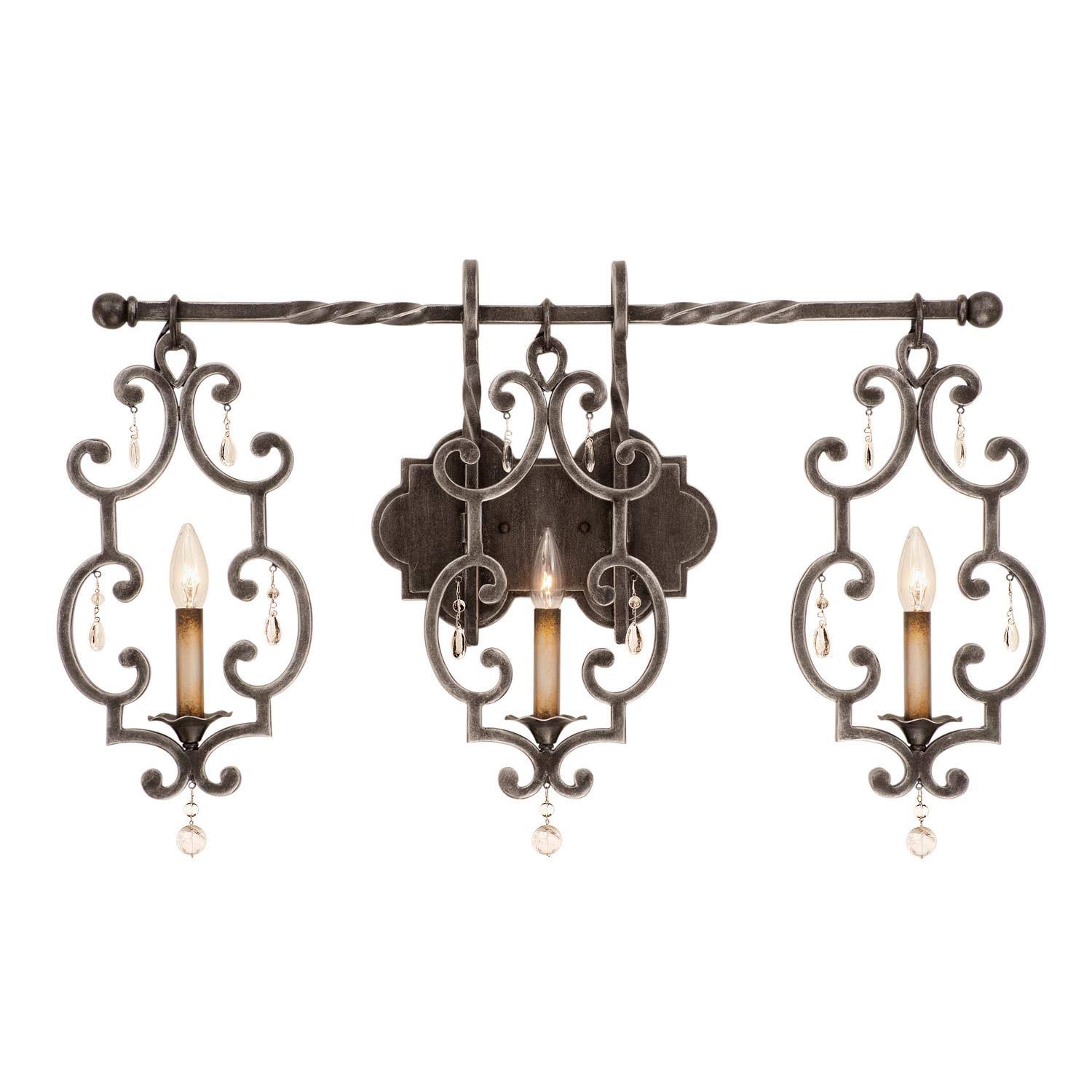 Kalco Montgomery 3 Light ADA Bath 2633AC (Antique Copper)
