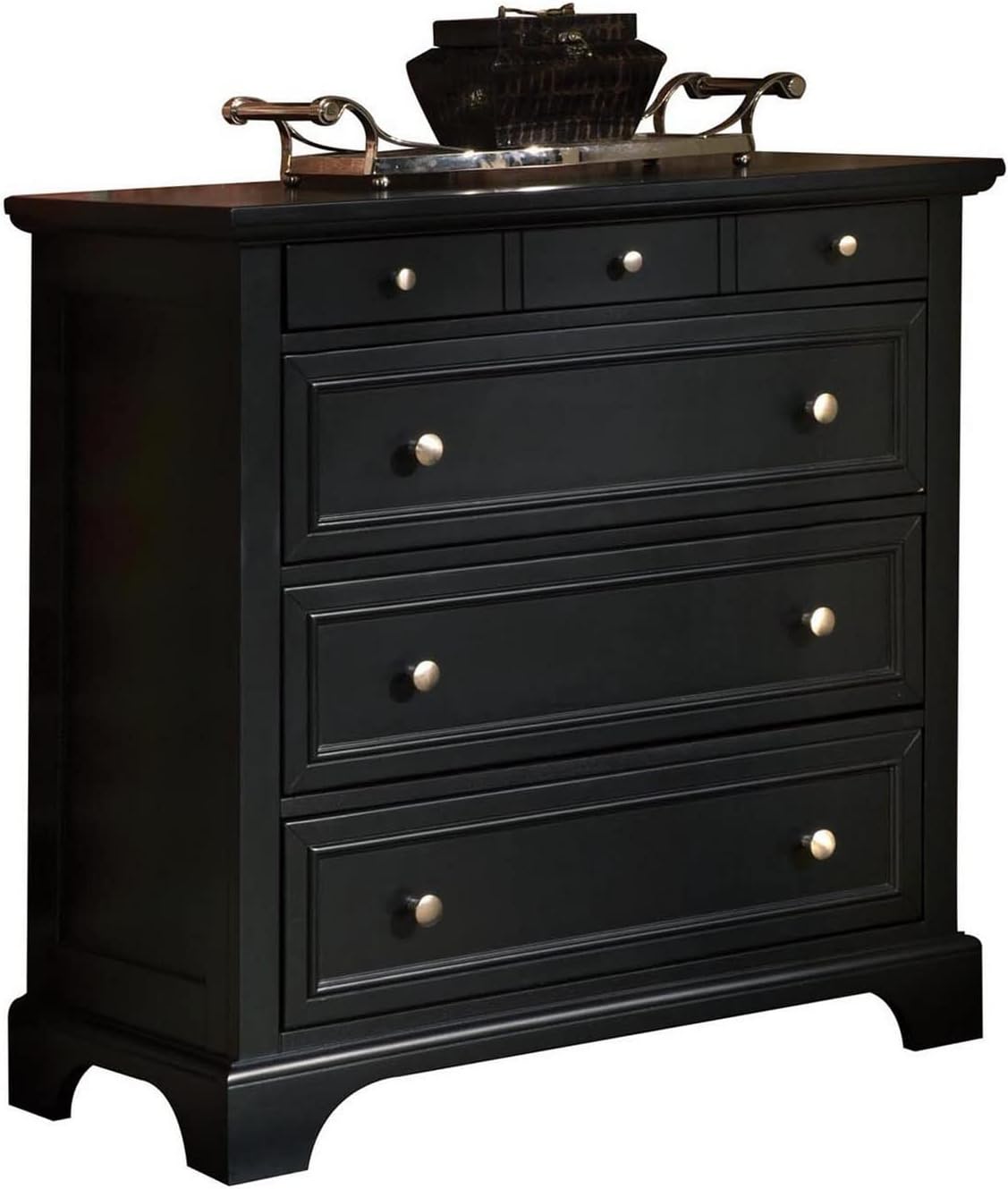 Bedford Black Four Drawer Chest by Home Styles