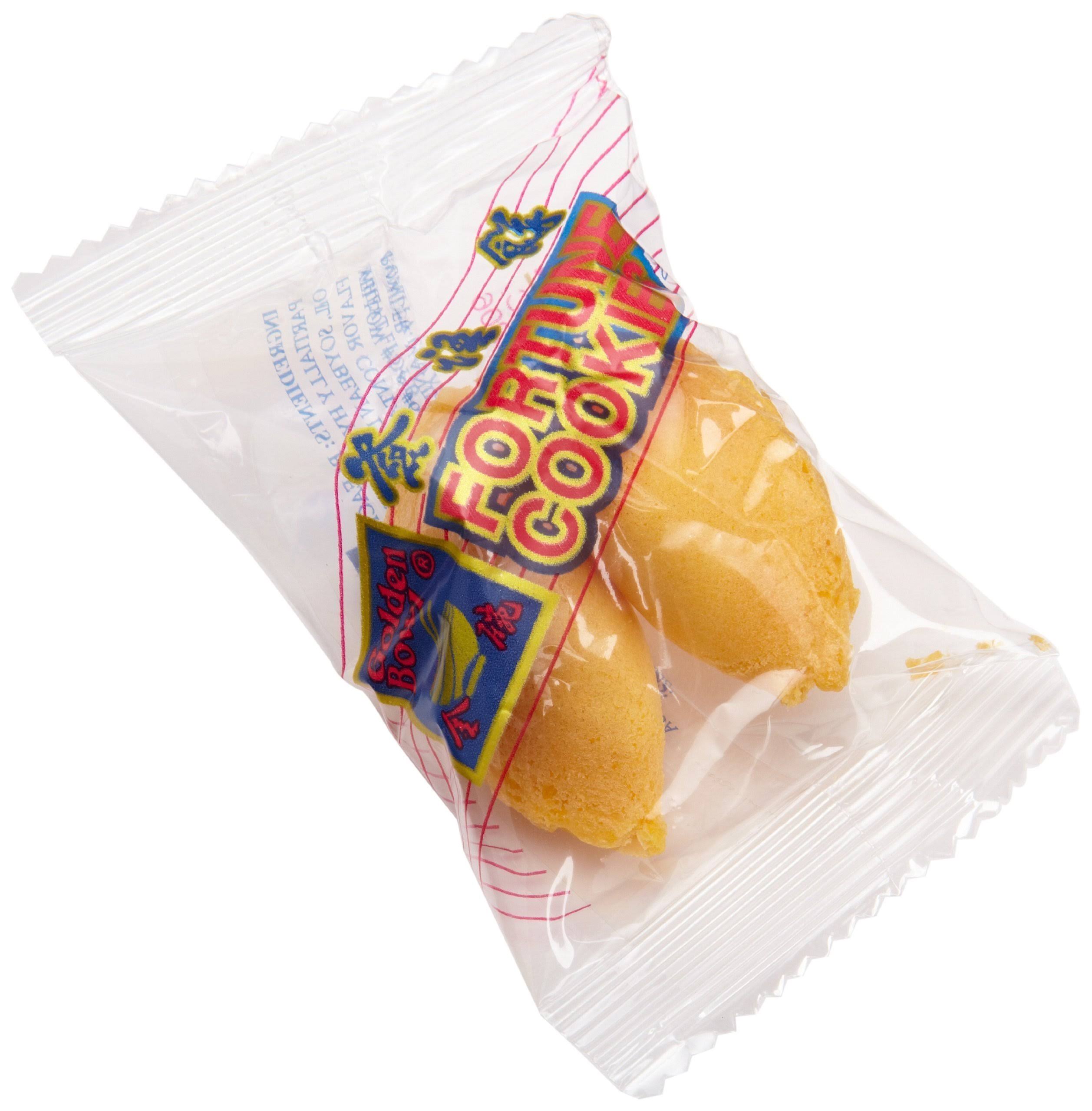 Golden Bowl Fortune Cookies Citrus Flavor Bulk Pack 400-Count Individually Wrapped