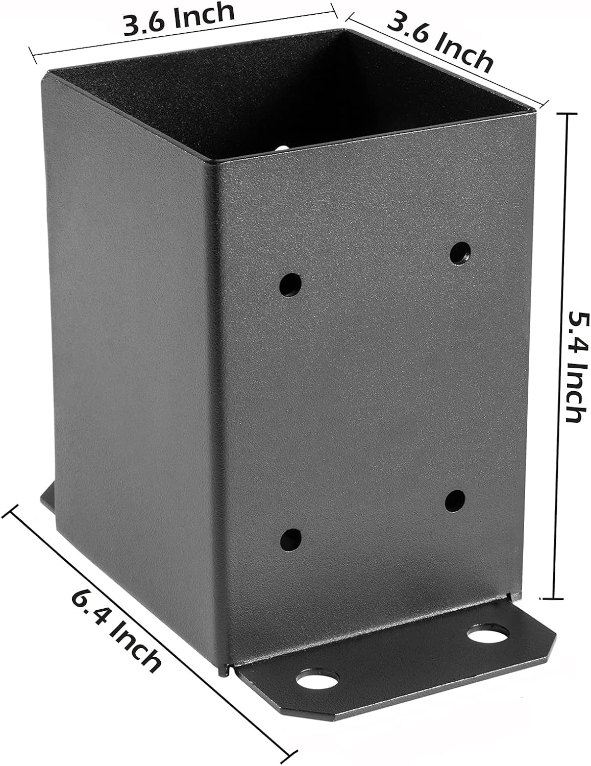 SPACEUP 4×4 Post Base 5 Pcs, Inner Size 3.6