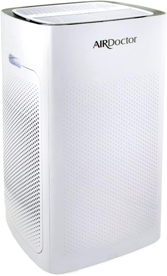 AIRDOCTOR AD5000 4-in-1 Air Purifier for Extra Large Spaces and Rooms, High Ceilings and Open Concepts with UltraHEPA, Carbon & VOC Filters - 100x MORE EFFECTIVE than the HEPA Standard - Air Doctor AD 5000