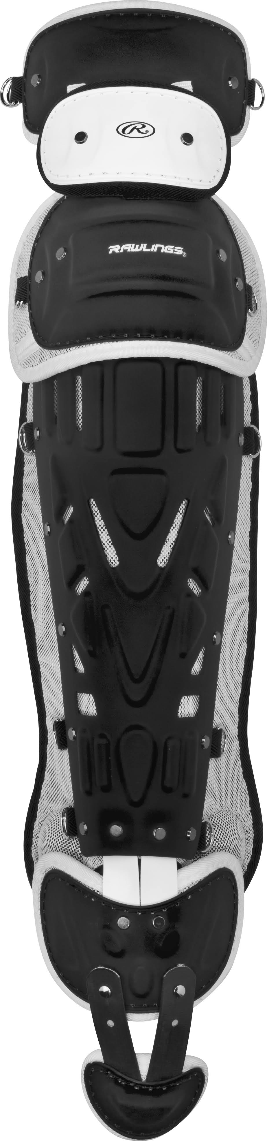 Rawlings Adult Pro Preferred Series 16.5 inch Leg Guards, Black