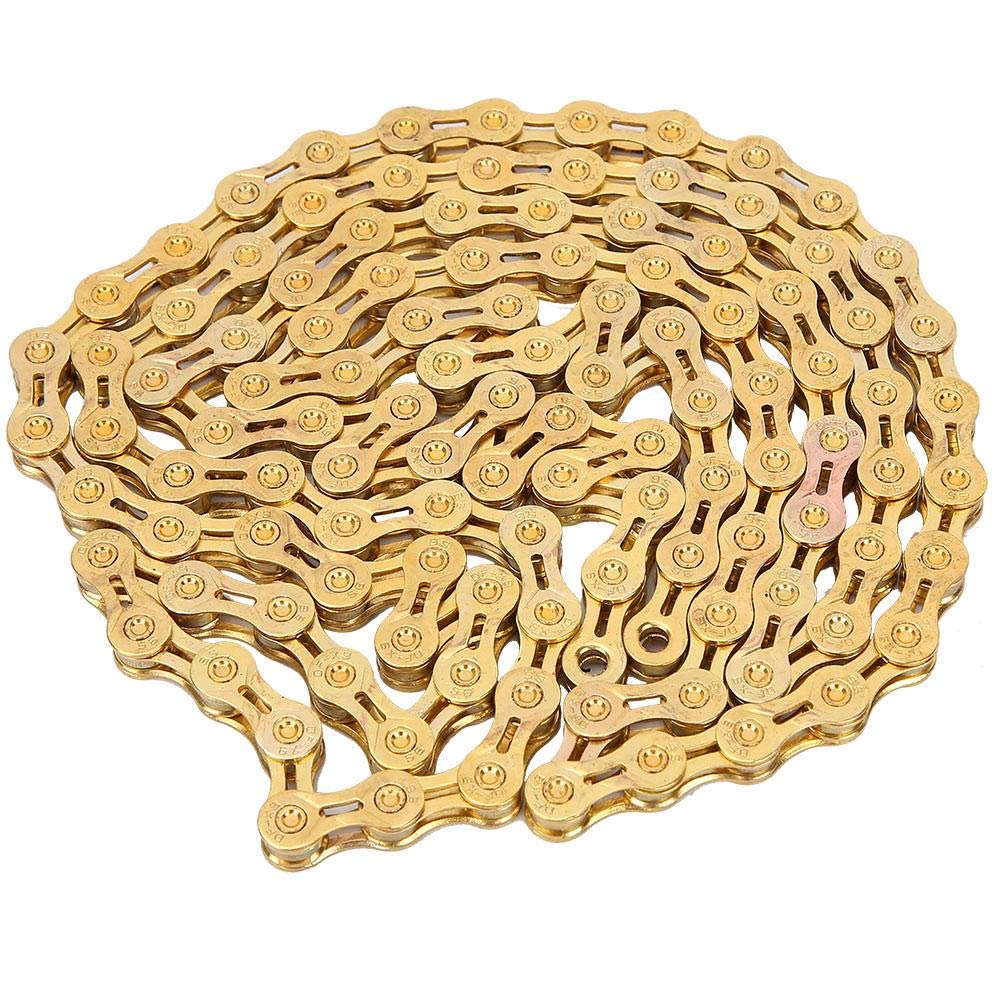 Bike Chain Ultralight Alloy Road Racing/Mountain Bike 9 Speed Variable 116 Links Bicycle Chain Bicycle Replacement Accessory Part