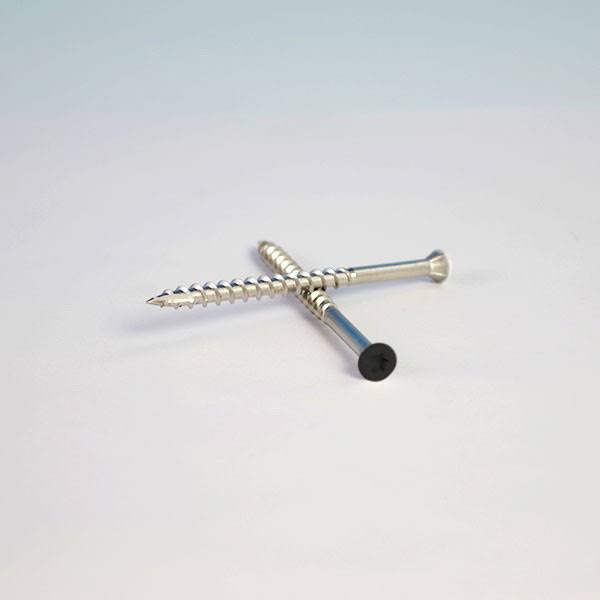 Starborn Headcote 305 Stainless Steel Deck Screw - Trim Head - #7 x 2-1/4x22 - Black - 350 Pack