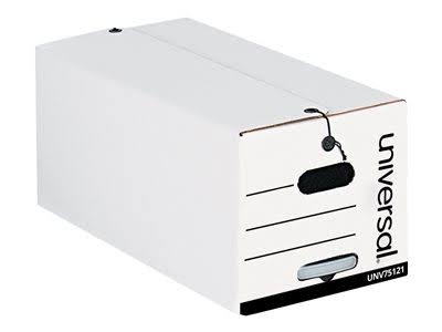 Universal - Storage box - Letter - white (pack of 12)