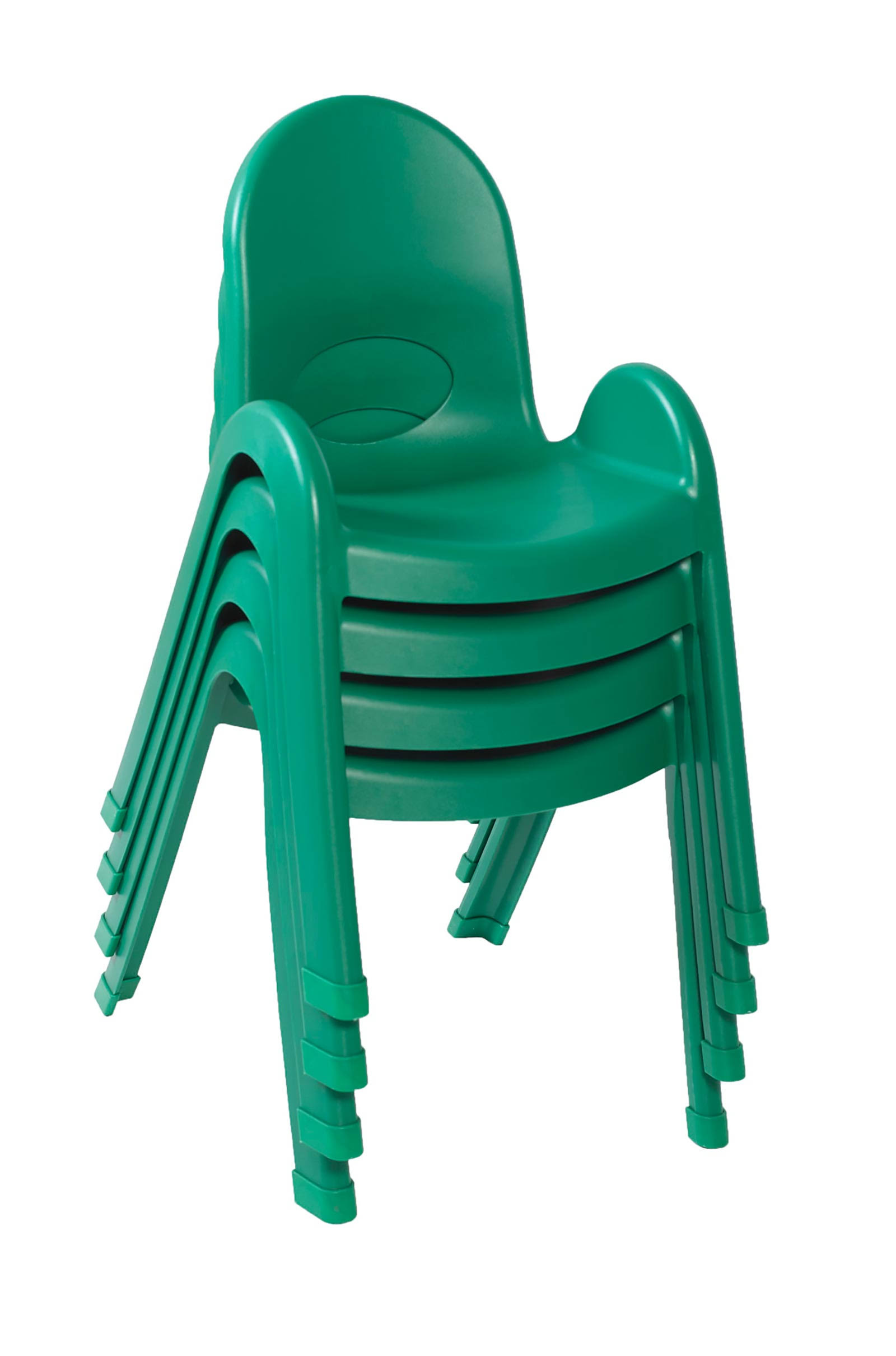 Value Stack 13x22 Chair - 4 Pack - Shamrock Green