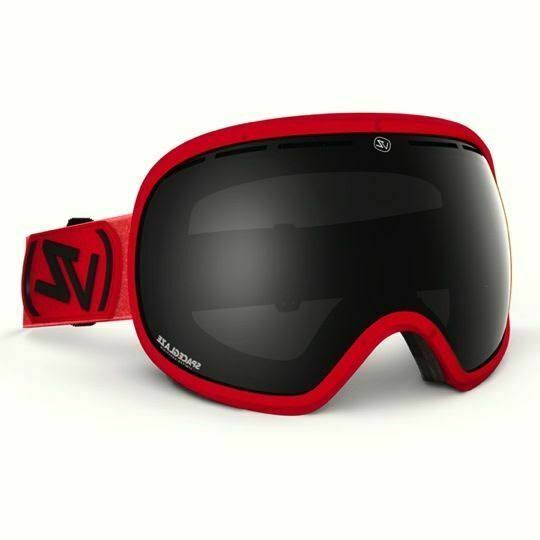 VonZipper Fishbowl Spherical Snow Goggle, Red/Black Chrome