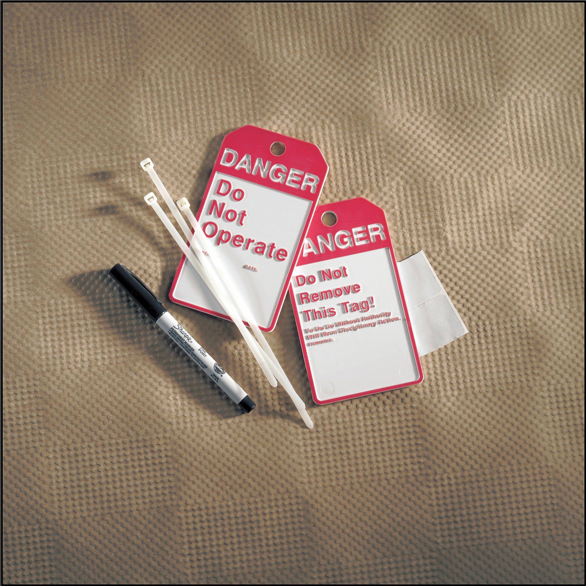 Accuform MPMTS01PTP Perma Tag Legend Danger Do