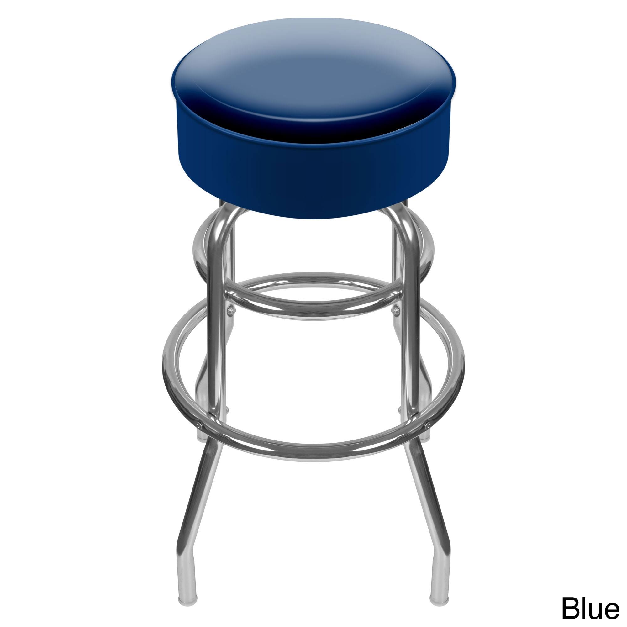 Trademark High Grade Black Padded Bar Stool