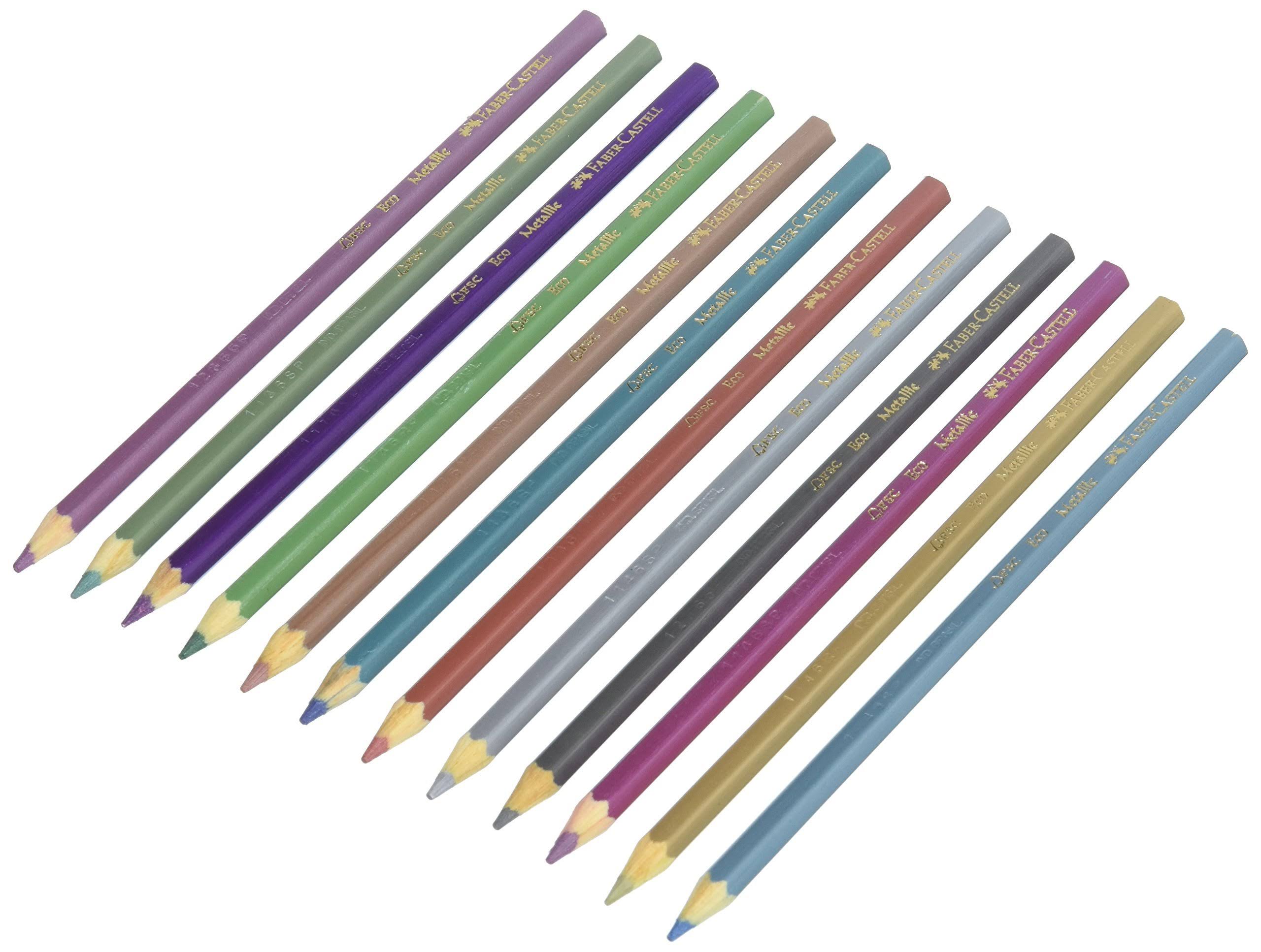 Faber Castell Metallic Colored EcoPencils, Assorted Colors, Pack of 240