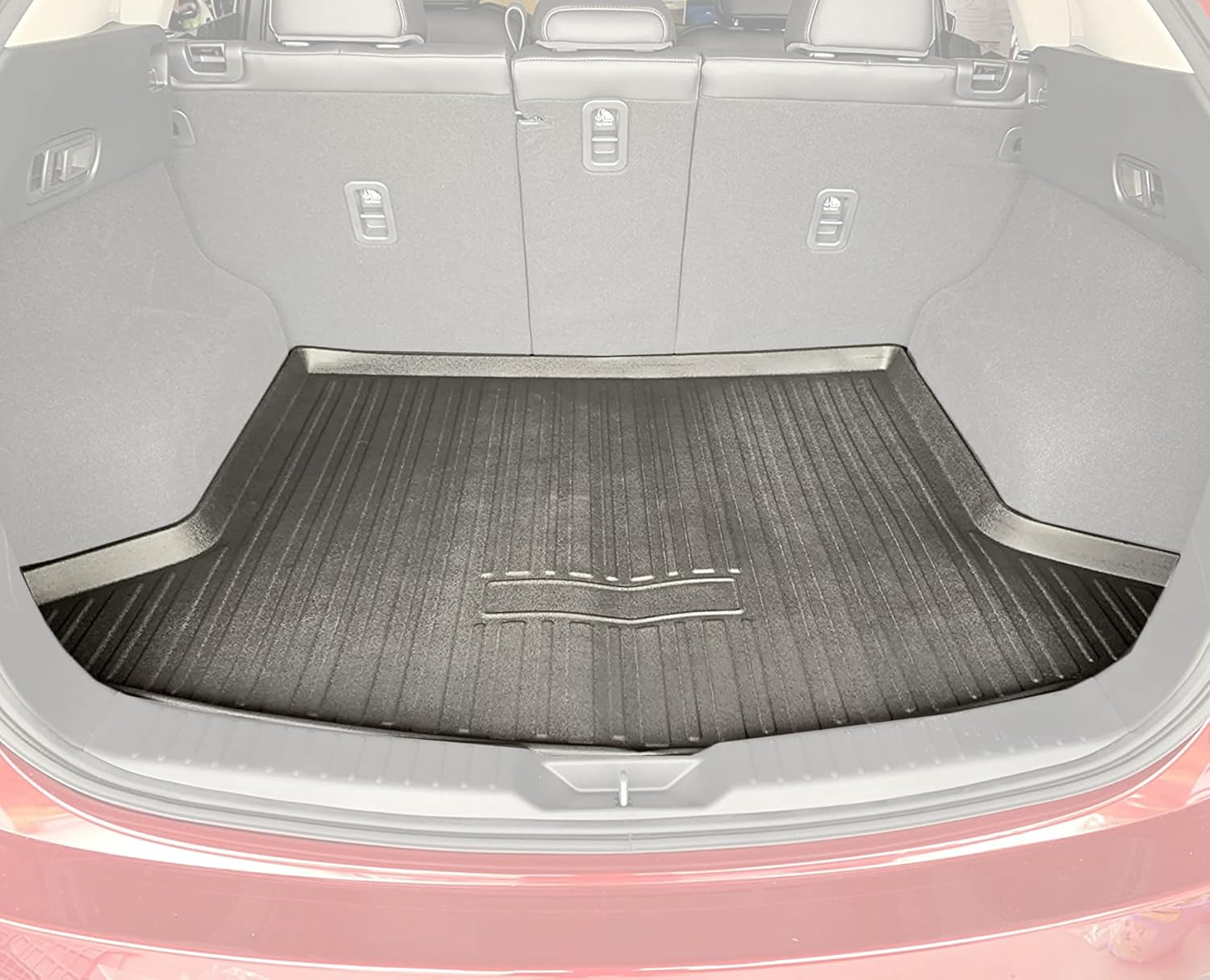 Kaungka Cargo Liner Rear Cargo Mat Tray Trunk 2019 2020 Floor Mat Waterproof Protector for 2017 2018 Mazda CX-5 Pack of 2