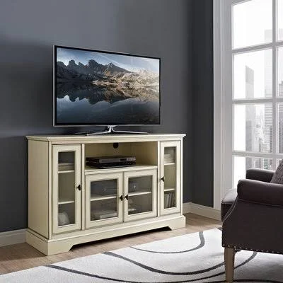 Josie TV Stand for TVs Up to 58x22 Beachcrest Home Color: Antique White