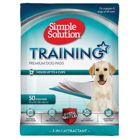 Simple Solution Training Pads for Dogs, Premium, 23x24 inch, 50 Count, 8 Pack