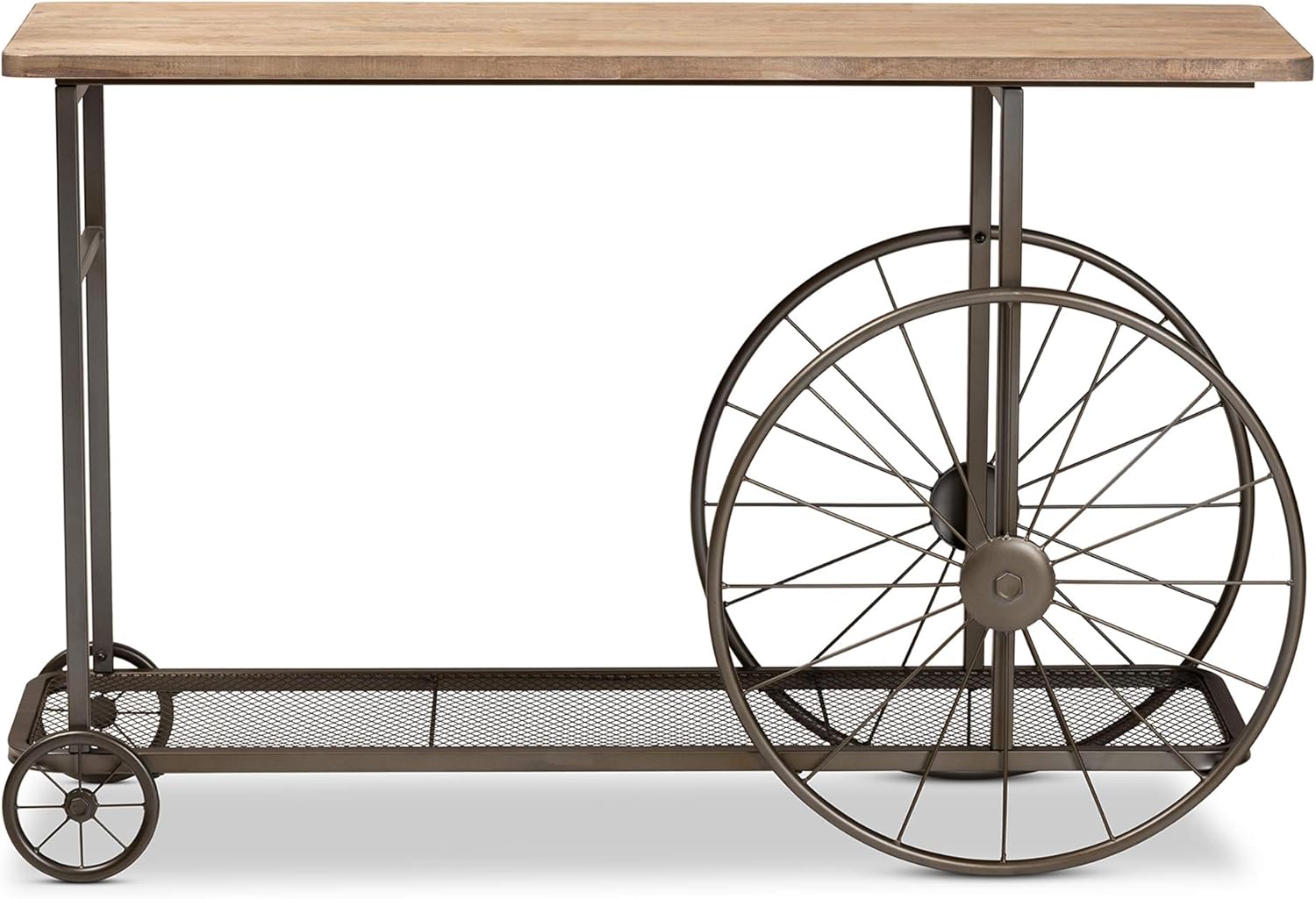 Baxton Studio Console Tables, Natural/Black