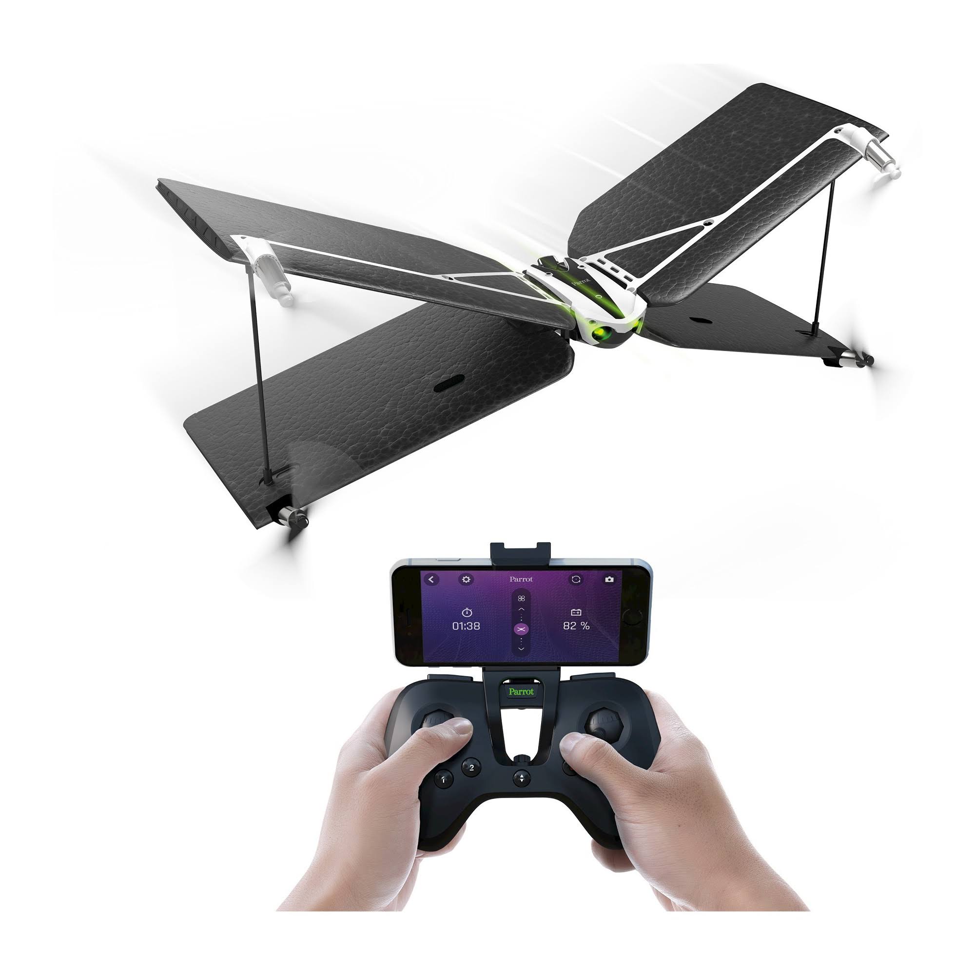 Parrot Swing Quadcopter Minidrone with Flypad Bluetooth Controller - Black