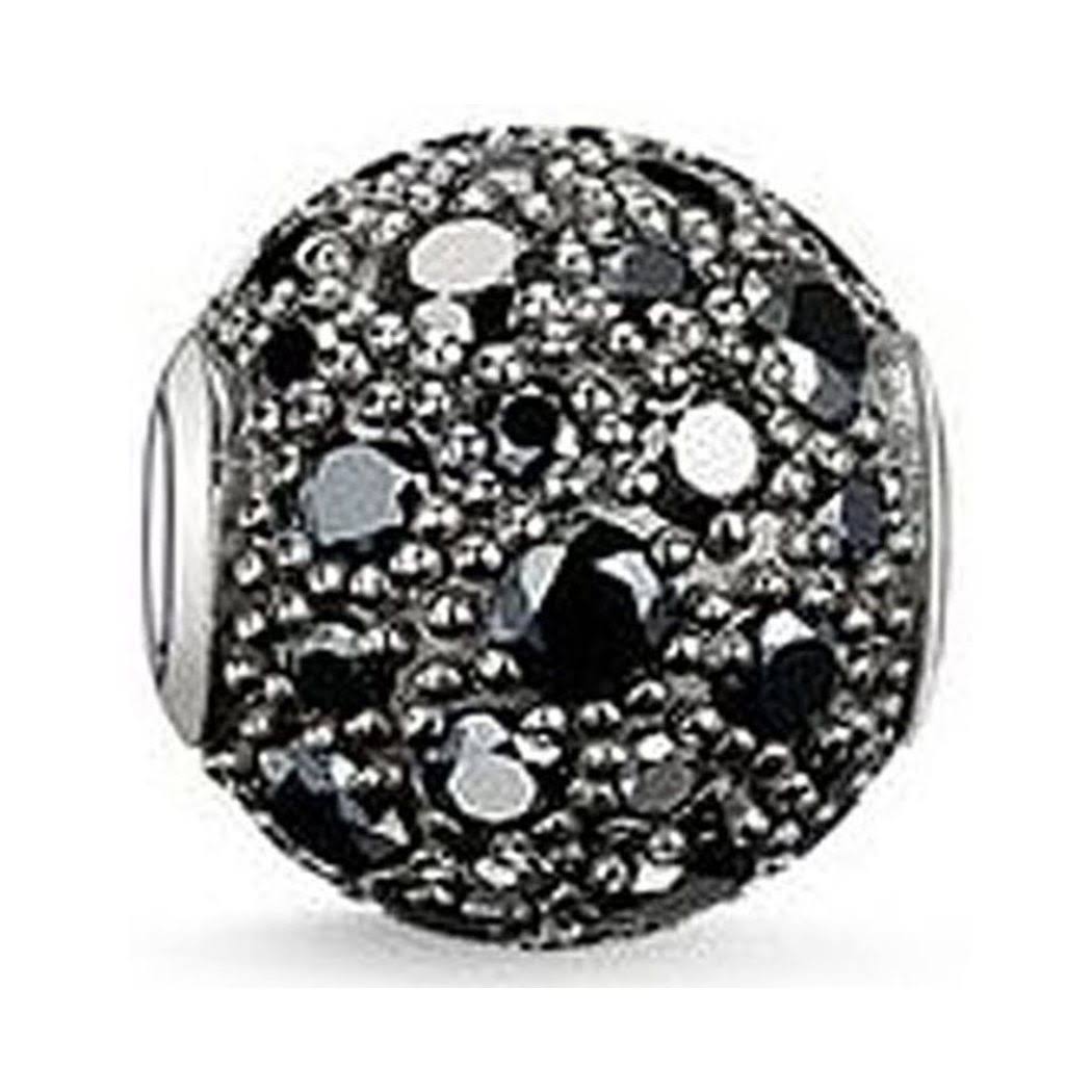 Thomas Sabo - Karma K0109 Bead Crushed Pave Black