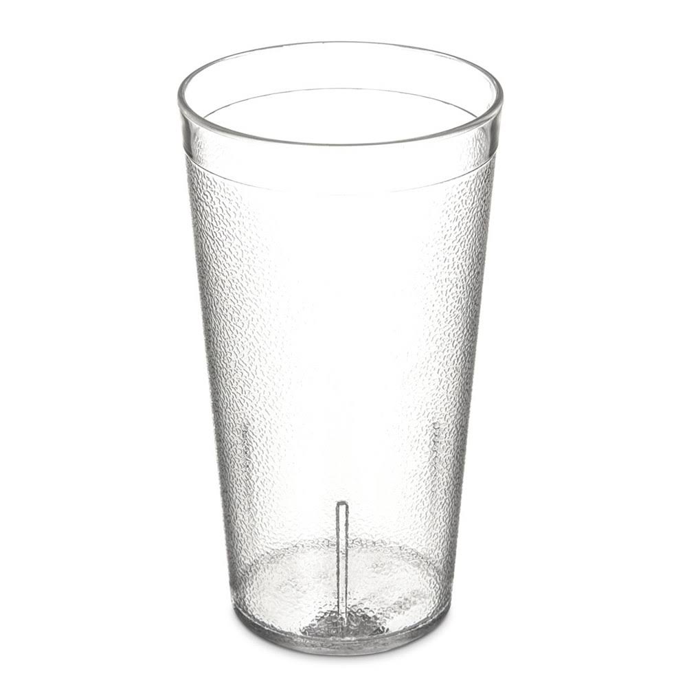 Carlisle 5116-207 Stackable 16 1/2 oz Tumbler- Clear Polycarbonate
