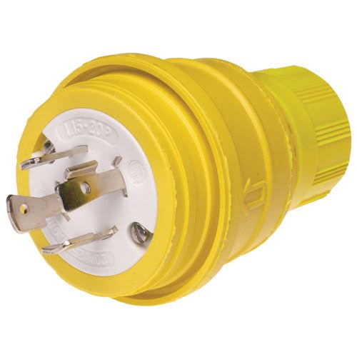 Woodhead 26W75BLK L15-20P Watertite Plug Black