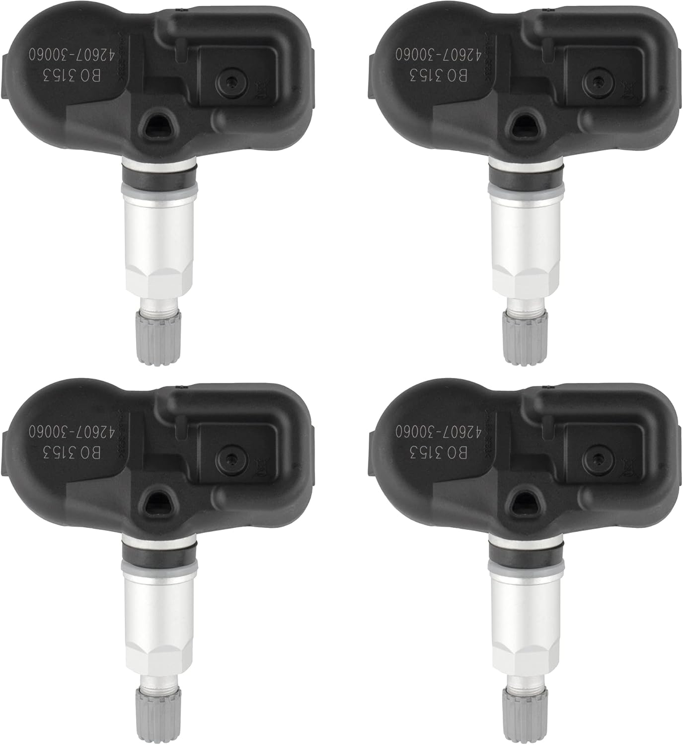 BOXI Qty(4) Tire Pressure Sensor TPMS Fit for Le-xus 2012-2018 / Toyo-ta 2012-2018 / Sci-on 2013-2016 Replace # 42607-06020 42607-30060 42607-52020