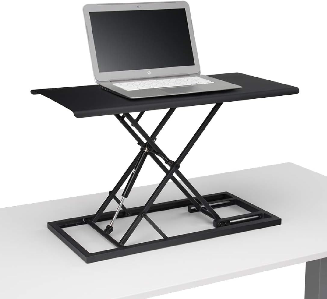 Uplift Desk - E3 Compact Stand Up Desk Converter (Black)