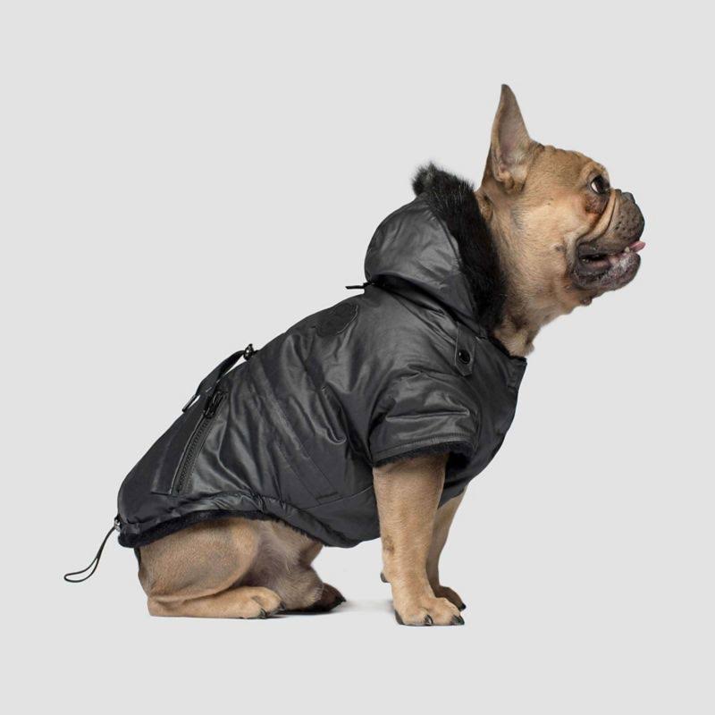 Canada Pooch Urban Wax Black Dog Parka 14 01783
