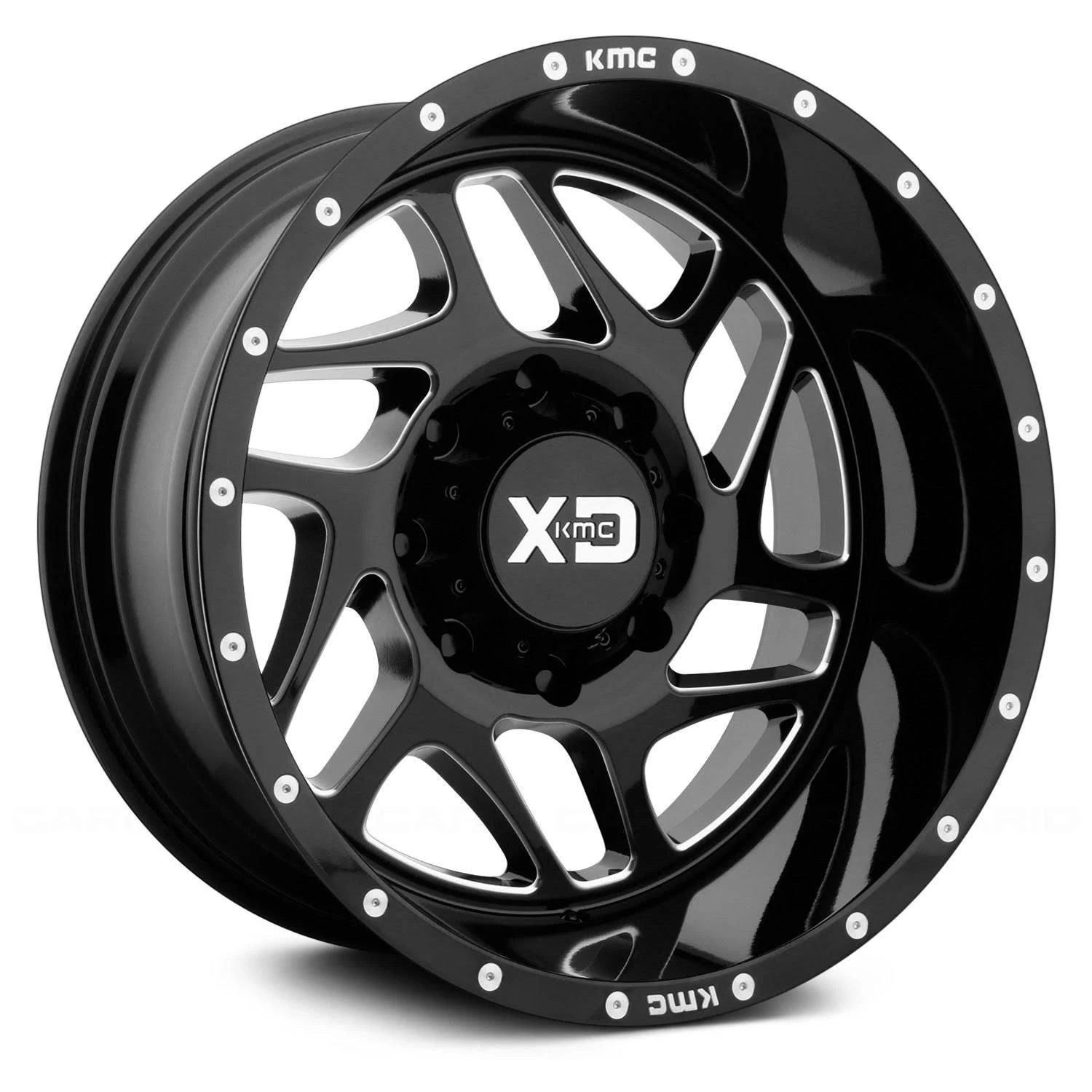 XD Series Fury XD836 Wheel Gloss Black Milled 20x12 8x170 -44mm