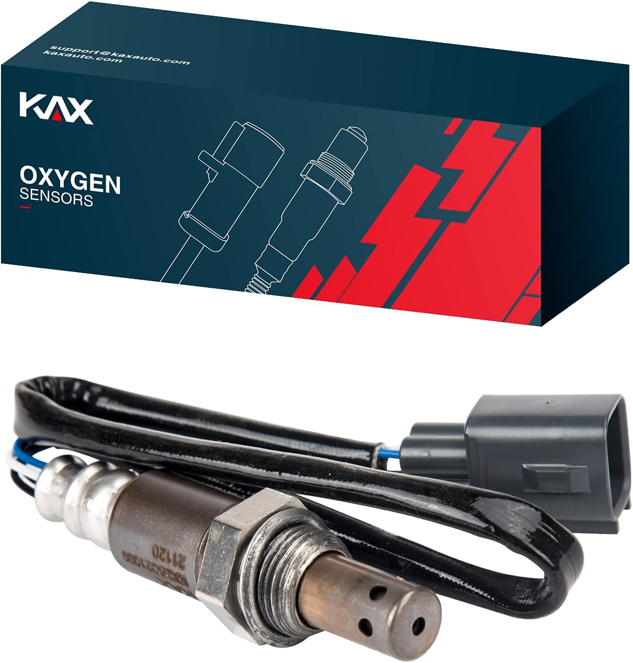 KAX 234-9052 Oxygen Sensor 234-9056 250-54006 Heated O2 Sensor Upstream Sensor 1 Fit for Corolla,Tacoma,Prius,Tundra,Yaris,Highlander Original Equipment Replacement 1Pcs Pack of 2