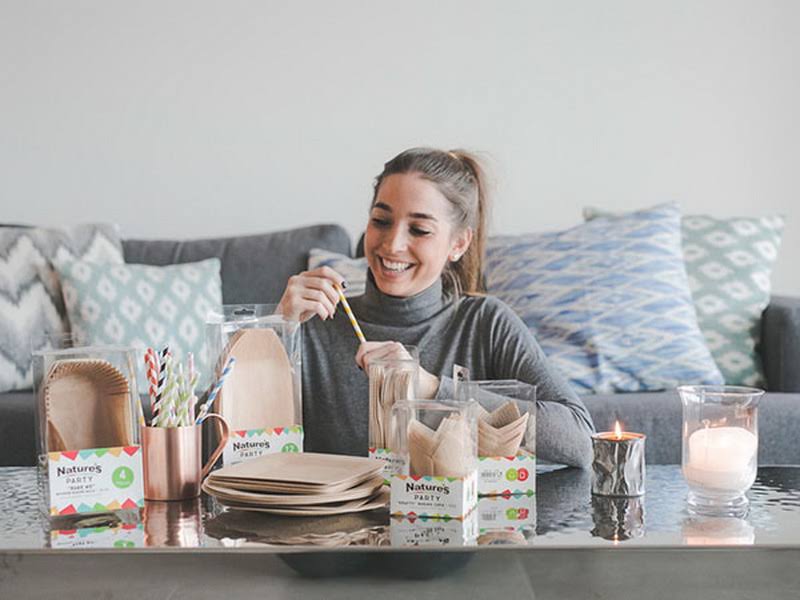 Packnwood 8NPCVBAK121B 2 x 6.25 in. Bamboo Cutlery Kit