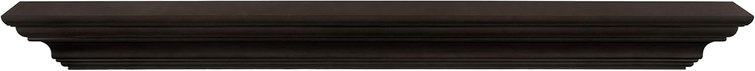 Pearl Mantels 618-60B Crestwood Wall Shelf, 60-Inch, Black, 60 Inch
