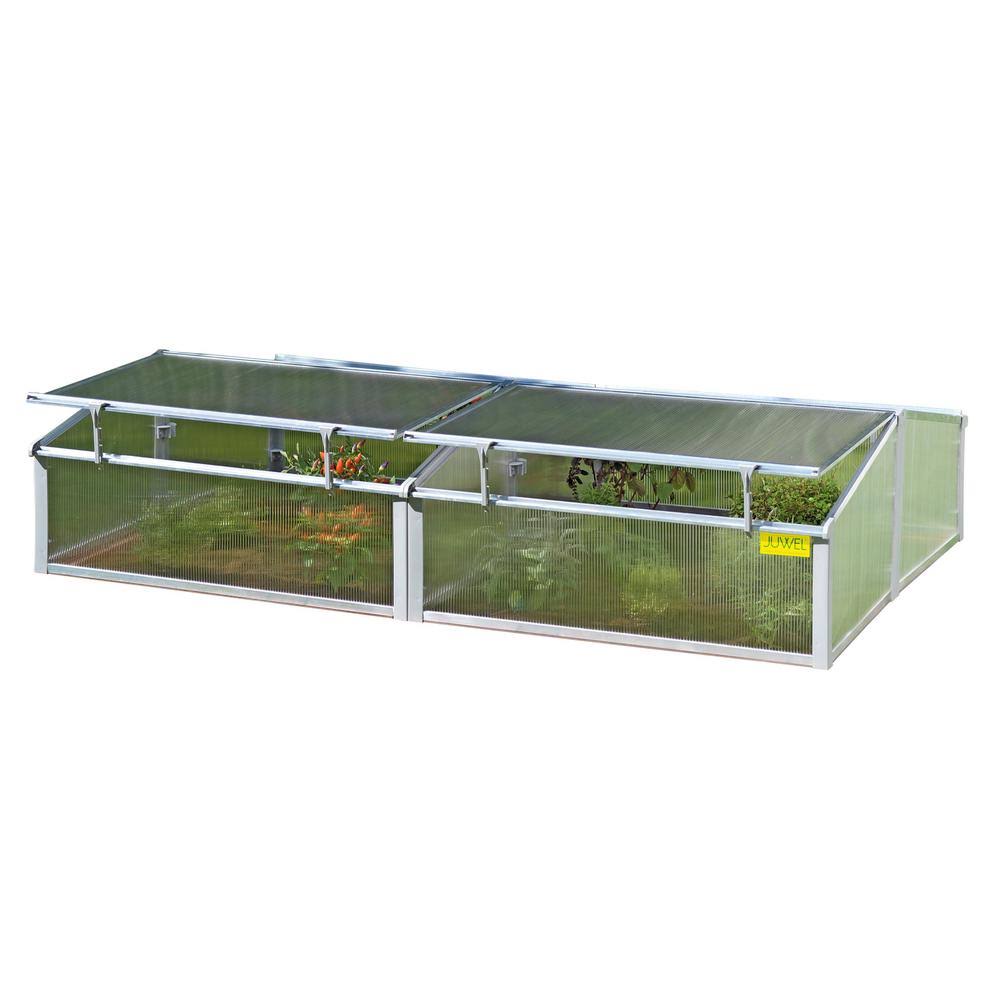 Exaco Jumbo 79 in. W x 39 in. D x 16 in. H Cold Frame Greenhouse 200