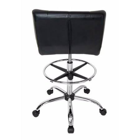 Orren Ellis Delvecchio Drafting Chair, Black