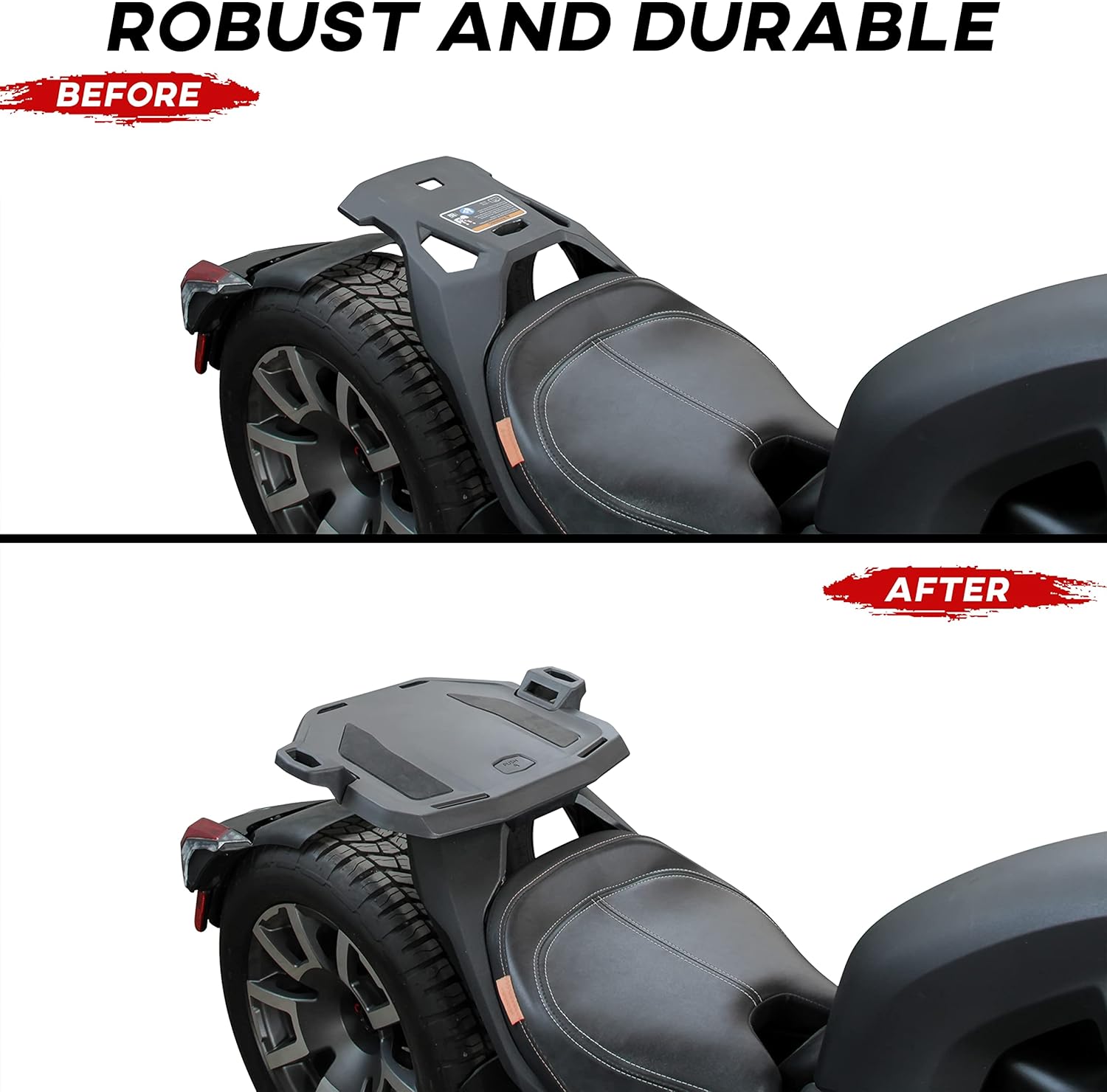 Support LinQ Rack for Can Am Ryker, SAUTVS Rear LinQ Rack for Can-Am Ryker 16