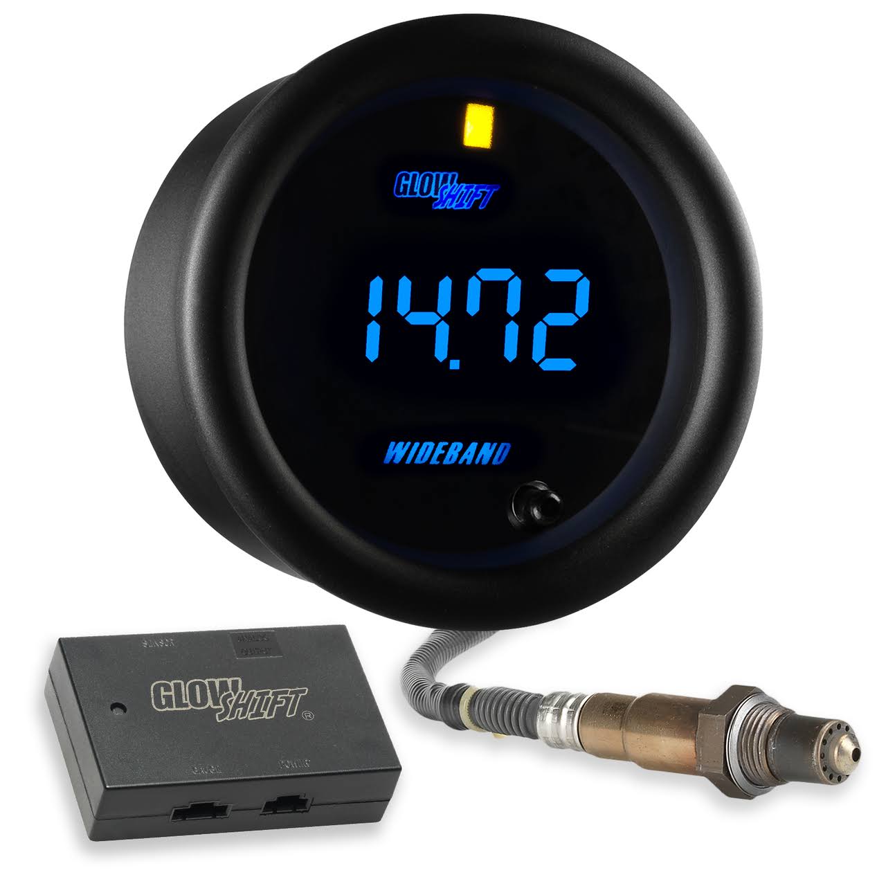 GlowShift Black 7 Series Digital Wideband Air/Fuel Gauge