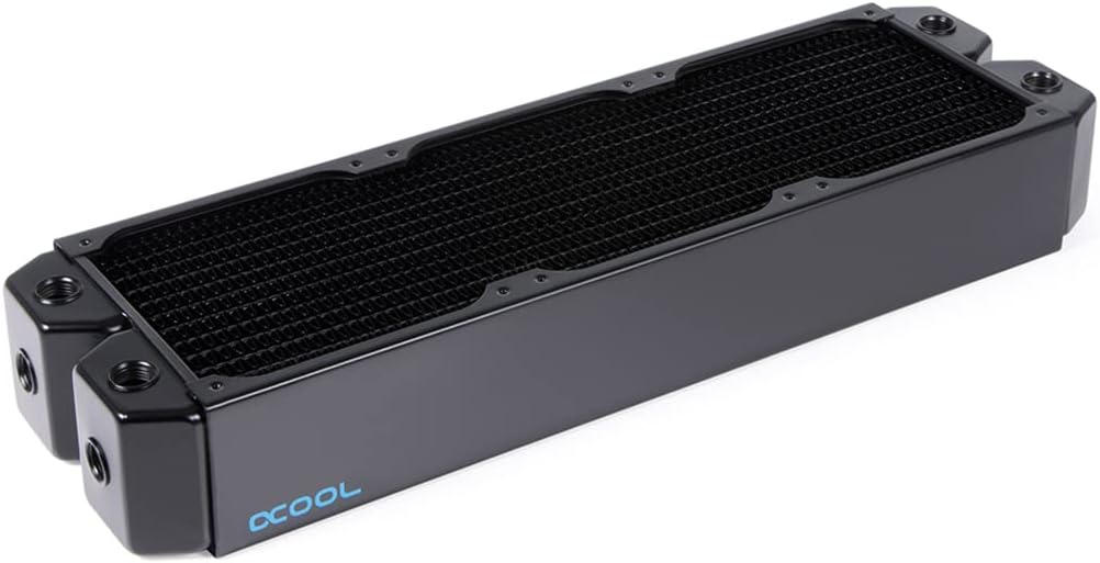 Alphacool NexXxoS UT60 Full Copper Dual-Flow Radiator 360, 120mm x 3, Black