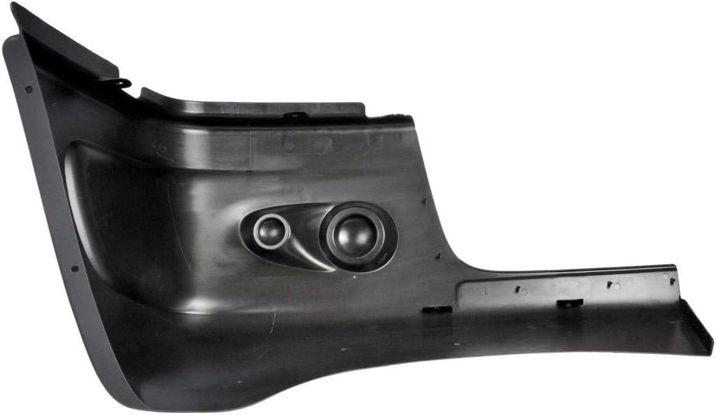 For Freightliner Century Bumper End 2005-2011 Driver Side | Plastic | Painted Black | 2126684000