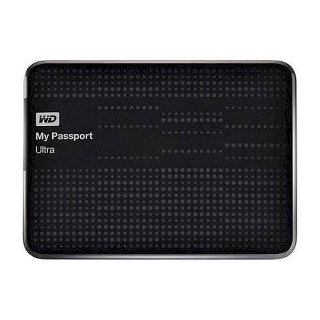 WD My Passport Ultra External USB 3.0/2.0 Portable Hard Drive, Black, 1.5 TB
