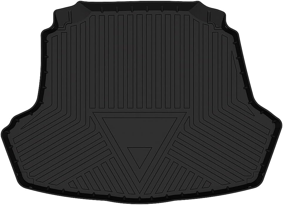 T TGBROS Custom Fit for Cargo Liner 2016-2020 Kia Optima (NOT for 2020-2021 Kia K5) All Weather Rear Trunk Floor Cargo Mat Tray Black Non-Slip